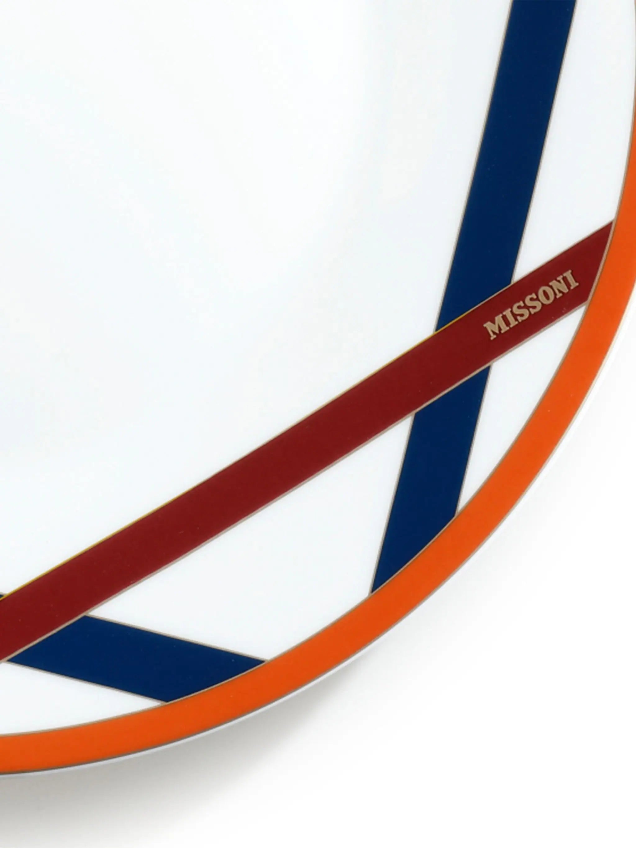 MISSONI - 6 Nastri Multicolor flat plates diam. 27.5 cm